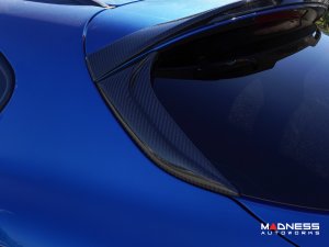 Alfa Romeo Stelvio Rear Window Trim - Carbon Fiber 